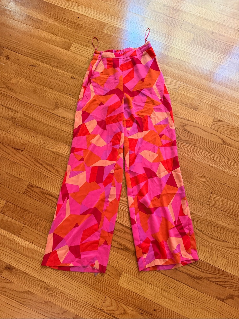 Lucy Paris Geometric Print Wide Leg Pants Women's Casual Pants